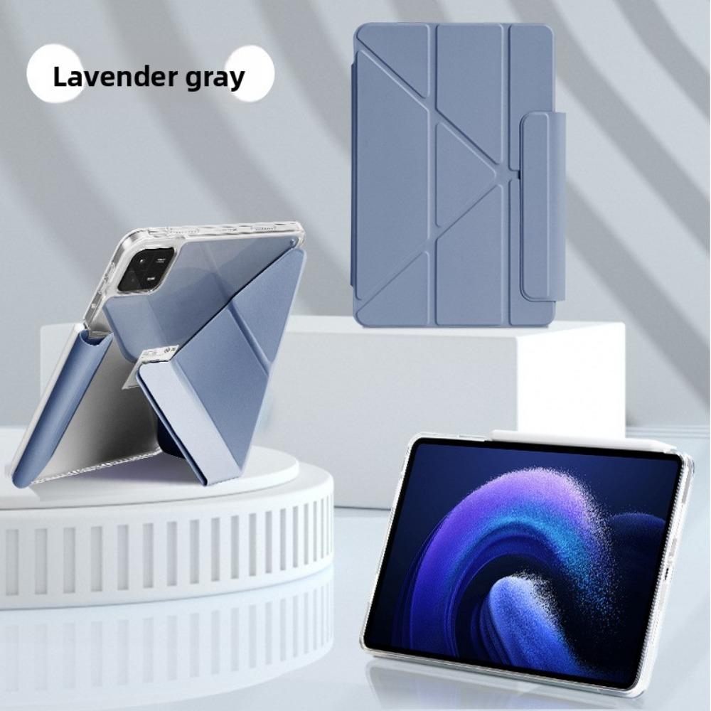 Leather Case for Xiaomi 7sPro Pad6 Pro Transparent Cover with Stylus Holder 11.2Y Foldable 6S Tablet