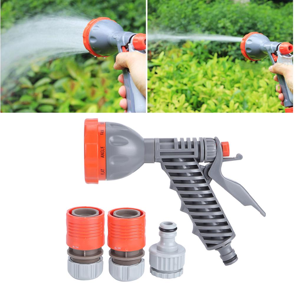 8‑Functions Spray Nozzle High Pressure Garden Hose Sprayer for Watering Irrigation Car Washing