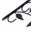 2pcs Black Wall Mount Plant Hook 11.97x8.46in Outdoor Plant Bracket  Living Room
