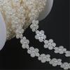 Guirnaldas de Perlas de 13 mm Cadena de Hilo de Perlas Artificiales para Fabricación de Joyería de Boda Decoración
