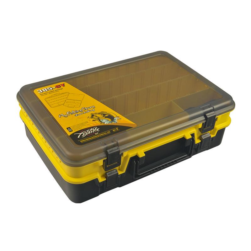 Large Double-Layer Portable Lure and Tool Box: Multifunctional Fishing Gear and Accessories Storage