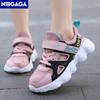Sportowe dziecięce buty dziewczęce Oddychające szkolne dziecięce buty na co dzień Miękka podeszwa Czarne różowe antypoślizgowe dziecięce tenisówki do biegania