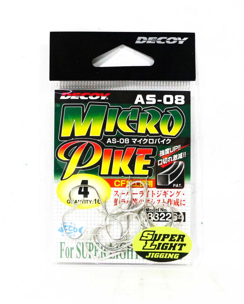 Decoy AS-08 Jigging Single Micro Pike Size 4 (2264)