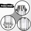 Straight Sight Glass Easy To Install Multifunctional Glass Tube Tri Clamp End Sanitary Fitting Flow Indicator for Food Beverages