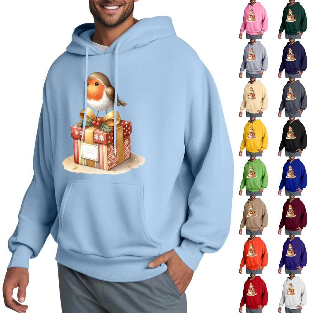 Herrehettegenser, Genser med kontrastfarge, Sporty fritidsjakke