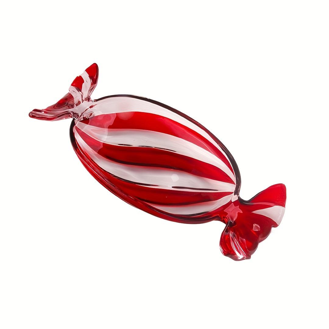 

Elegant Crystal Glass Fruit Bowl Set Creative Home Living Room Snack and Candy Dish,Transparent Glass Serving Platter for Fruits,Nuts,Durable Material червоний