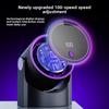 Ice Desktop Fan with Digital Display - High-speed Turbo, 5-speed Adjustment, Portable USB/battery Powered, Rechargeable Portable Fan