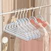 Clothes Rack Women'S Traceless Household Transparent Plastic Clothing Store Gold Powder Drying Rack
