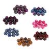 10pcs/Set D20 Colored Acrylic Polyhedral Dice 20-sided Dice Game Set Two-COLORS DND Dice Set for D&D TRPG Board Game Dice
