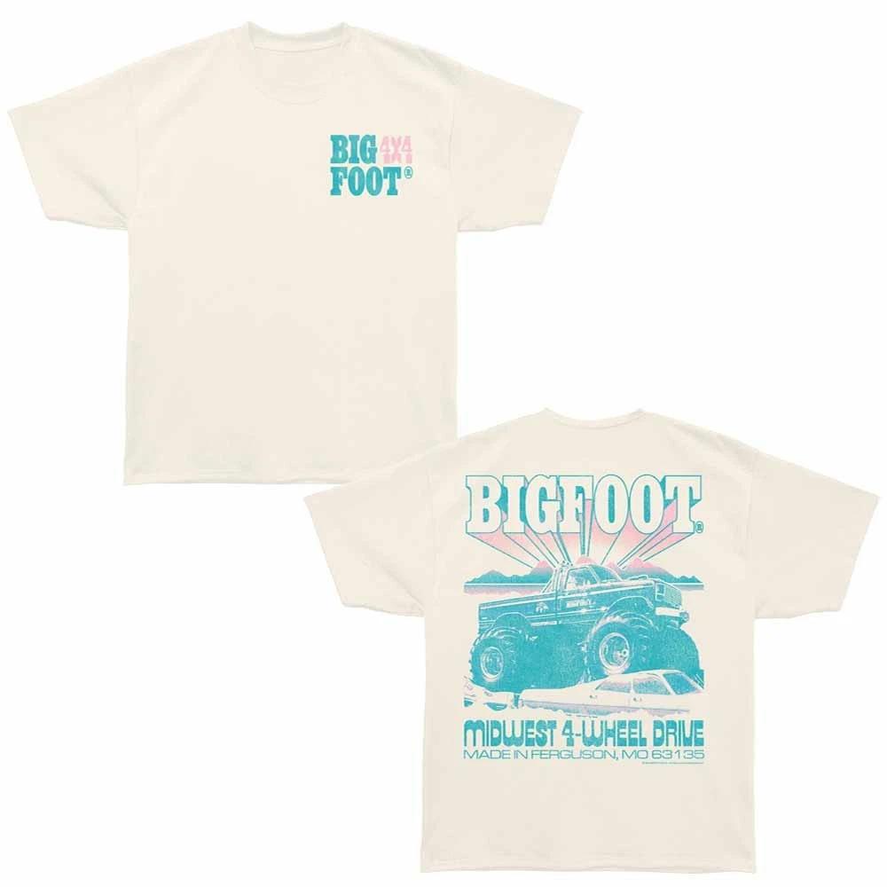 Bigfoot - Midwest 4WD - Bronx Oversized Short Sleeve Children s T-shirt - Off-White 160