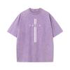 Men's Printed Round Neck T-shirt  Casual Sports Short Sleeved Shirt