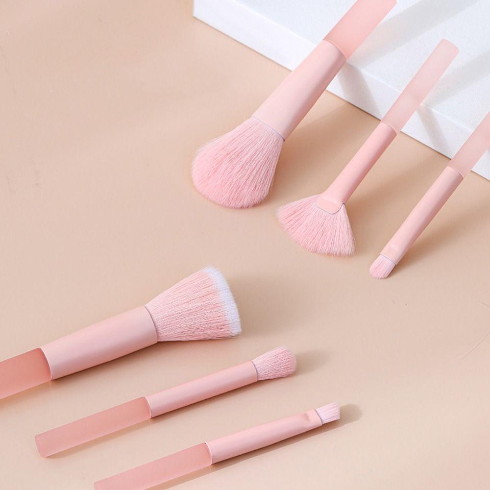 6pcs Soft Eyeshadow Powder Brush Cosmetic Tool Cosmetic Brush Set Fashion Makeup Brushes Set Travel