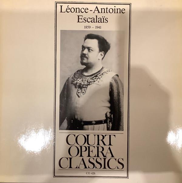 

LP Record LONCEANTOINE ESCALAS LonceAntoine Escalas CO426 Court Opera Cla Austria Classical Used