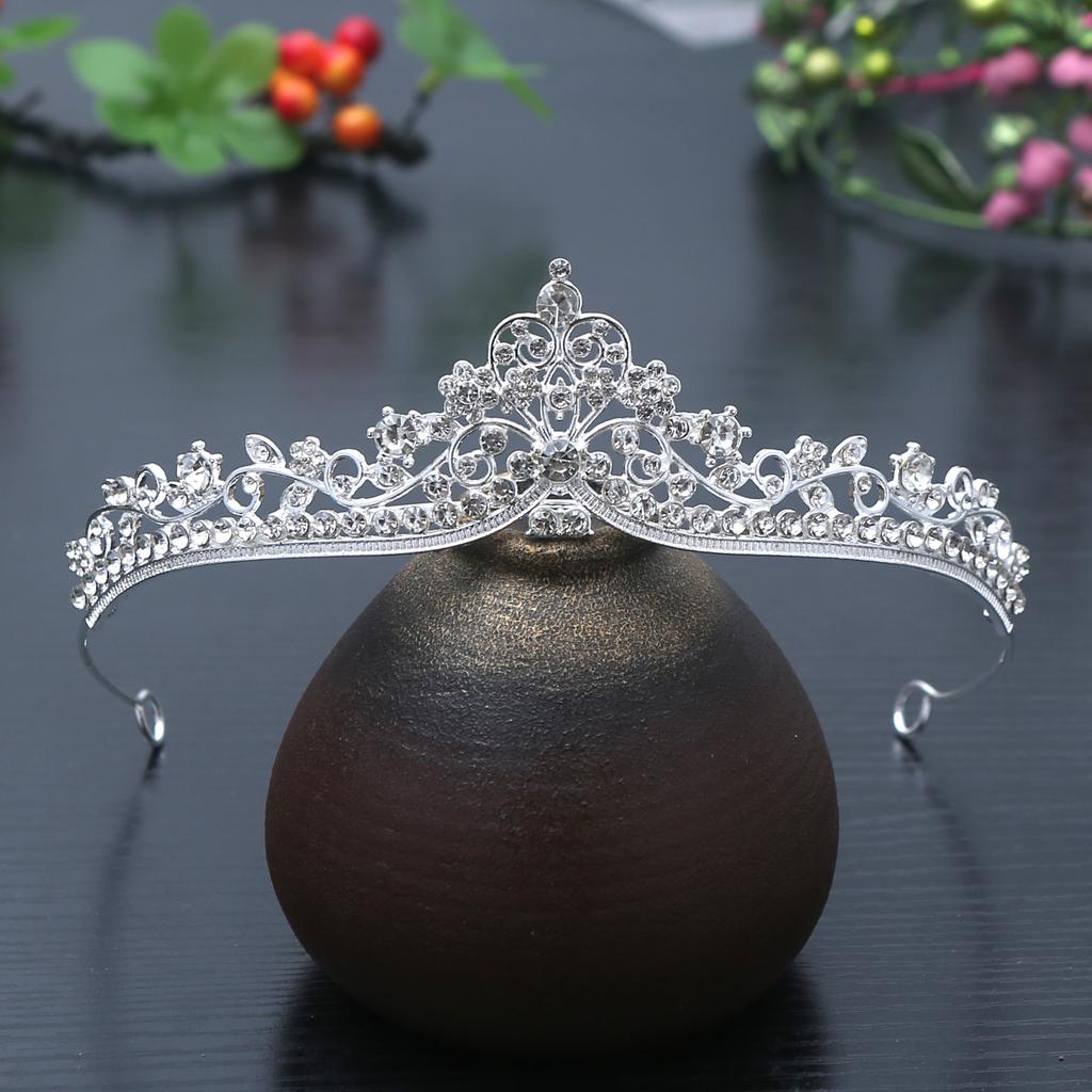 1pc Exquisite Princess Crystal Hair Crowns Headband Girls Bridal Prom Crown Wedding Party Accessiories Hair Jewelry