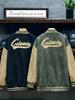 American Suede Baseball Jersey Men'S Loose Trendy Brand Large Size Casual Jacket Boys Winter Cotton Jacket Tide