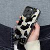 Moon Cat High-End Feel Sier Phone For iPhone 16 Case 15 14 Plus 13 12 11 Pro Max 16E Anti-Fall Cover