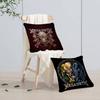 Music M-Megadeth LOGO Pillowcase Toon Gift Cushion Cover Bedroom Home Sofa Chair Seat Decor Pillow Case