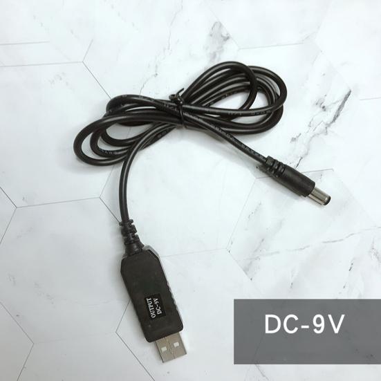 USB Converter Adapter Cable DC 5V To 5V/9V/12V 5.5x2.1mm Male PVC USB Boost Line for Router