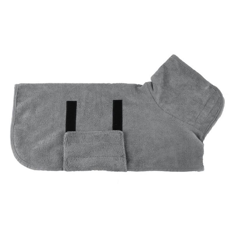 Universal Quick-Drying Microfiber Pet Bathrobe Towel for Cats & Dogs