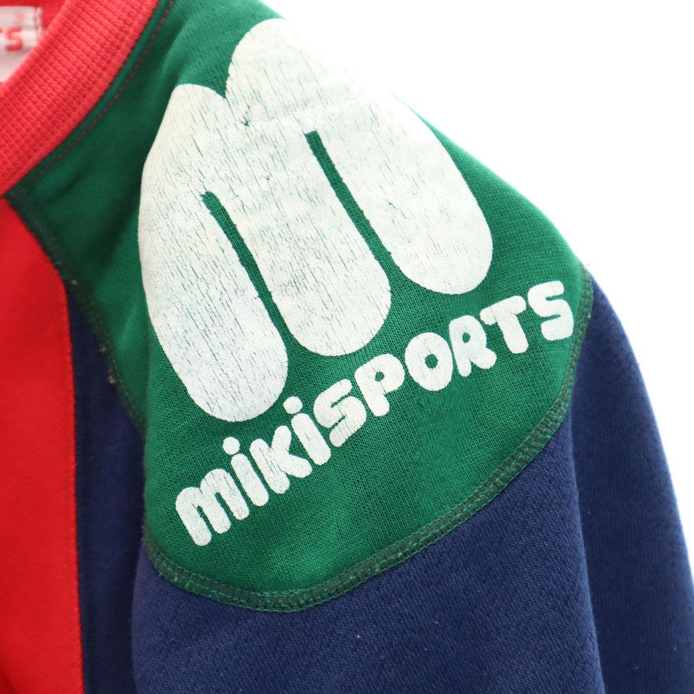 miki SPORTS Long sleeve sweat trainer M Red MIKI HOUSE Women Used