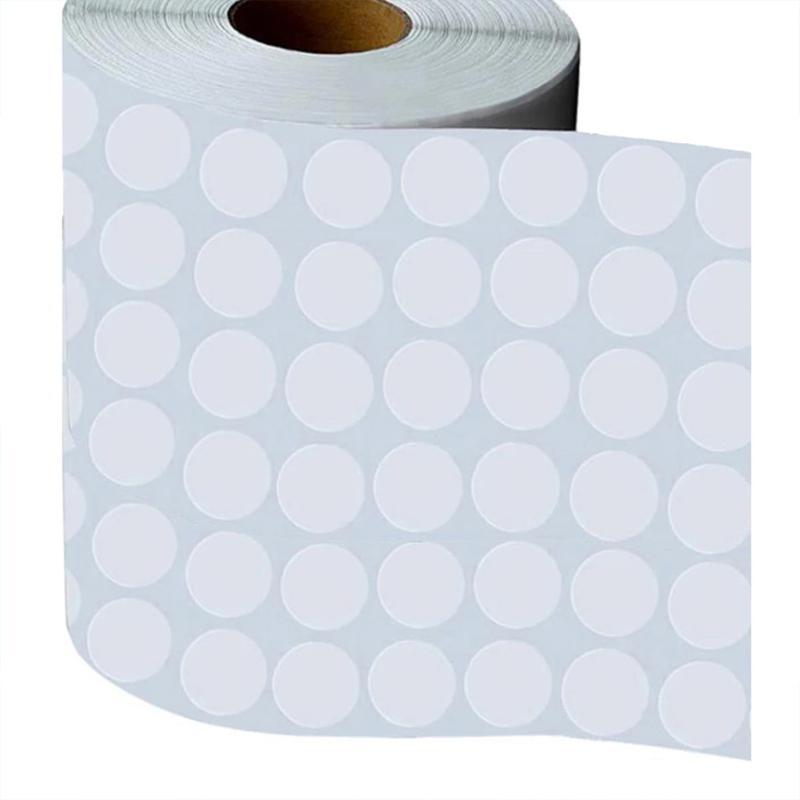 2000 Pieces Circle Blank Labels Code Dot Stickers Printable Self Adhesive Suit for DIY Projects Mailings Scrapbooking
