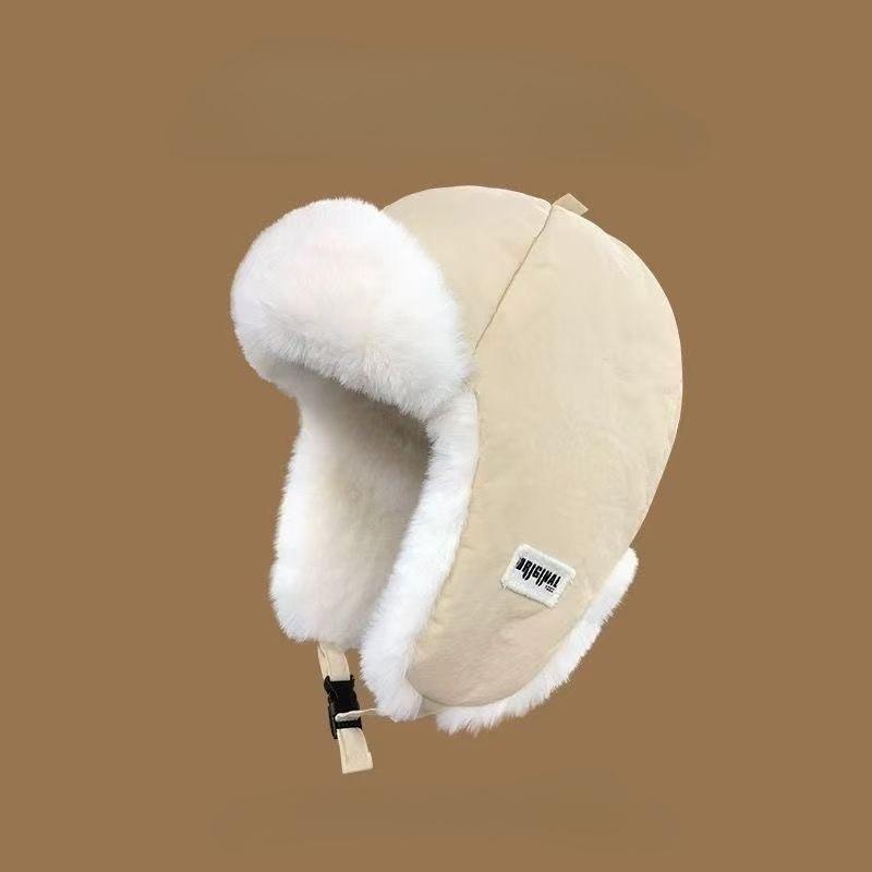 Winter Lei Feng Stil Hut | Unisex, Fleecegefüttert und Verdickt, Acryl, zum Radfahren, für Wärme, Gehörschutz und Skifahren