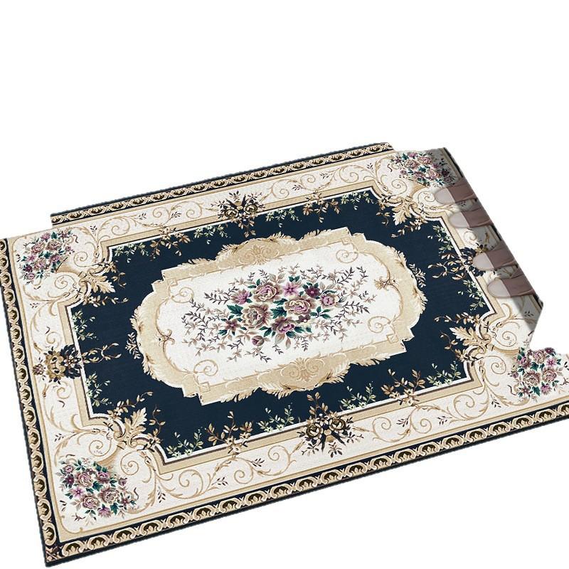 Vintage Living Room Carpet Ethnic Style Bedroom Bedside Carpet Hotel Homestay Fully Carpeted