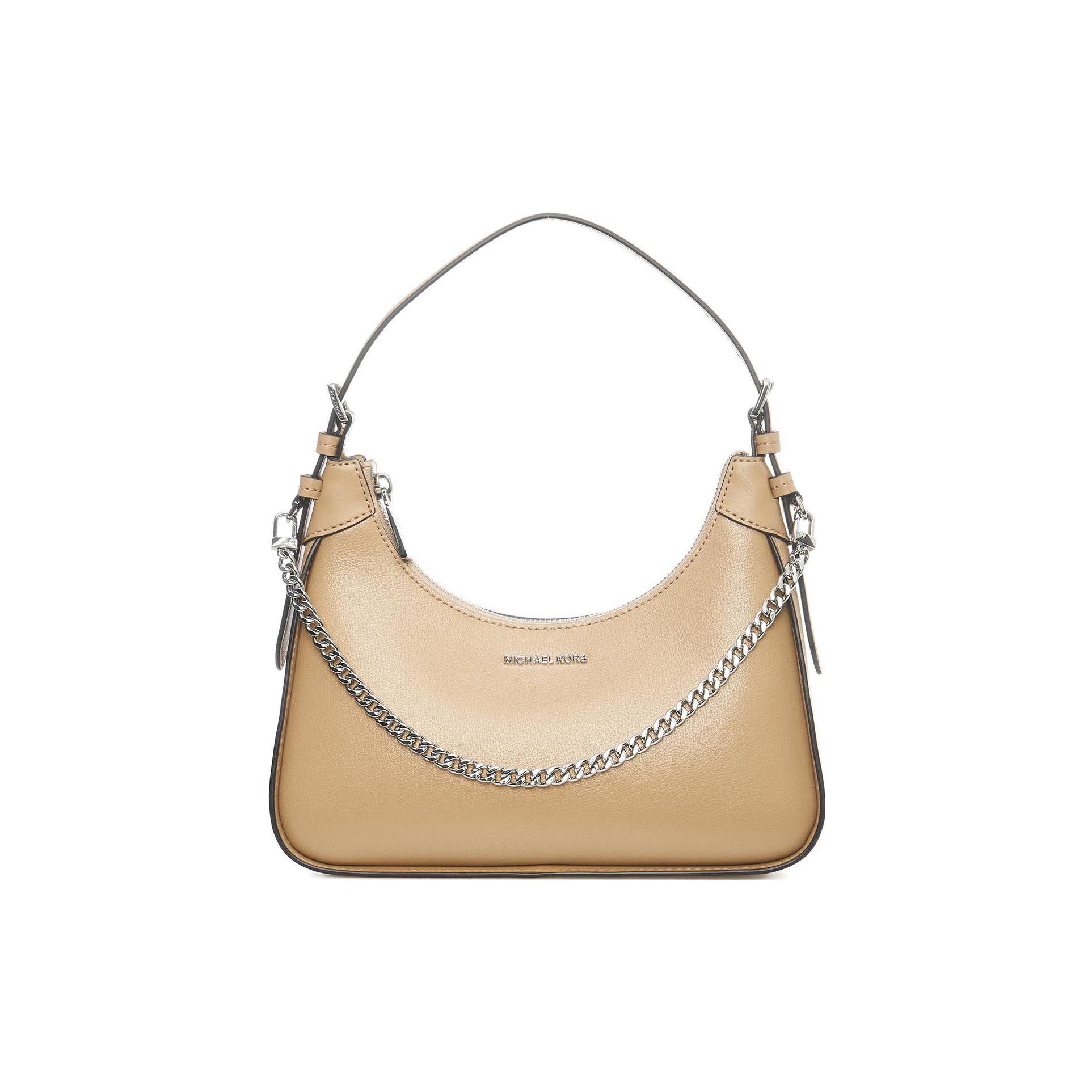 

Новая кожаная сумка через плечо MICHAEL KORS Wilma, сумка-полумесяц, сумка, сумка через плечо женская светло-коричневая 32R3S3WN6L-222 26.9*7.1*12.4CM