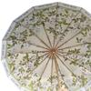 16 gold pole bone retro sun umbrella dual-purpose women's folding double-layer parasol sun protection large double sun umbrella