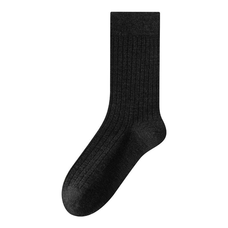 Women's Autumn and Winter Vertical Striped Warm Long Stockings, Antibacterial, Deodorizing, Sweat-absorbing Long Stockings, Stack Socks