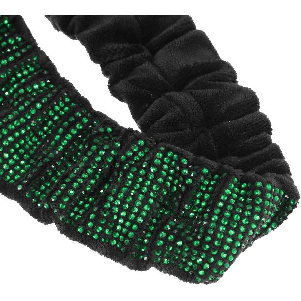 

Unifizz Bling Car Rearview Mirror Cover, Women s Full Drill Head Pillow Cover, Crystal Rhinestone Bling Car Interior Accessories for Women Universal