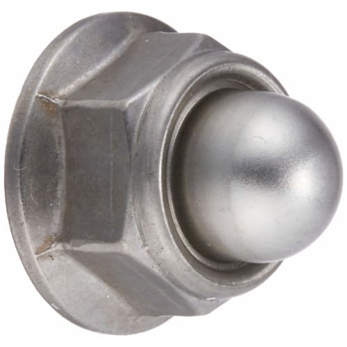 KITACO Flanged Lock Nut (without Serrations), M8, Pack of 2, 0900-001-05302