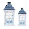 Wooden Lanterns Candle Holder Decorative Hanging Candle Lanterns for Patio
