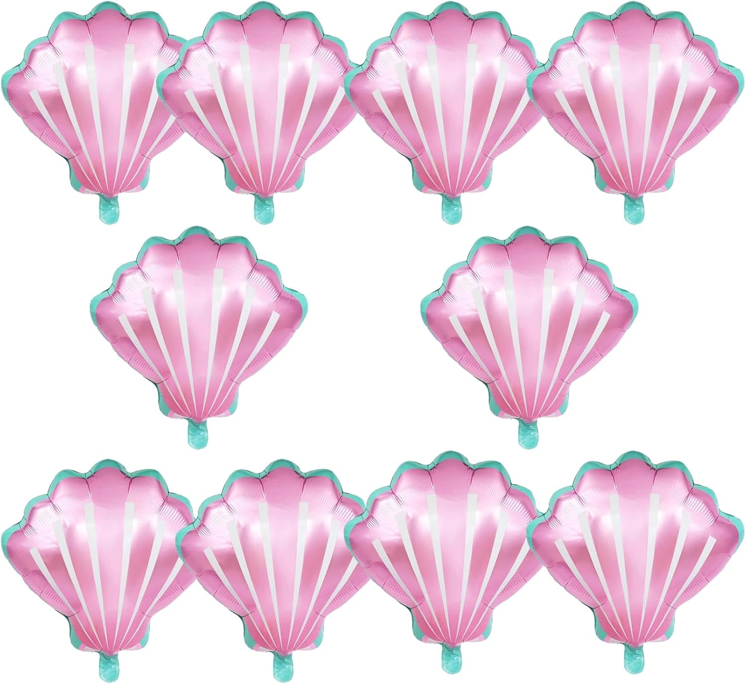 

Воздушные шары Морские ракушки Разноцветные фольгированные шары Майлар Морские ракушки для детского праздника, дня рождения, украшения для вечеринки в океанской тематике Other розовый