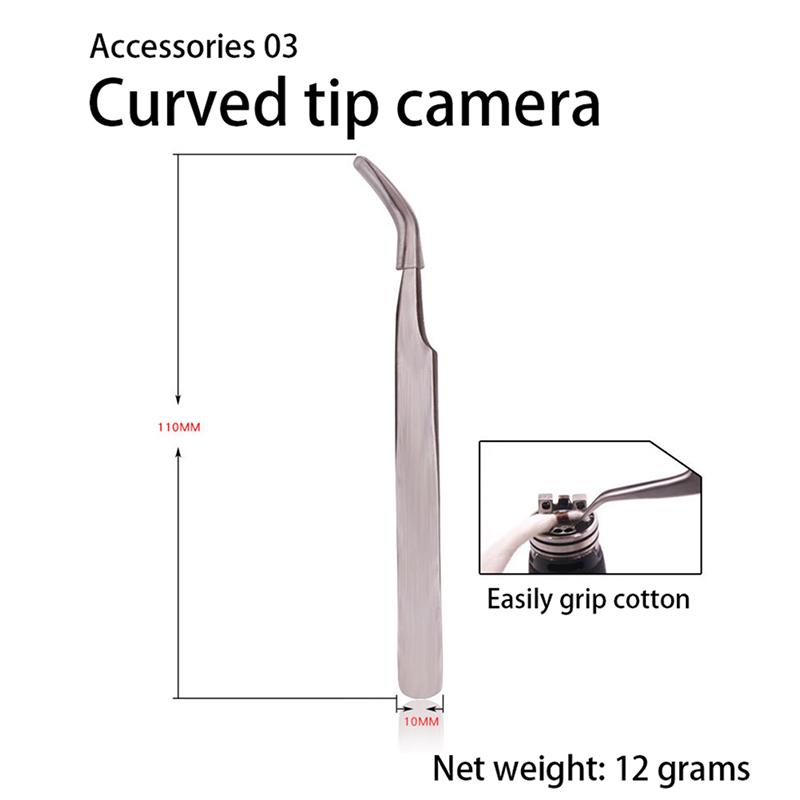 Mini Vape Tool Kit Bag Ceramic Tweezers Pliers Wire Vape Band Coil Jig Cotton Diy Multifunction Tool