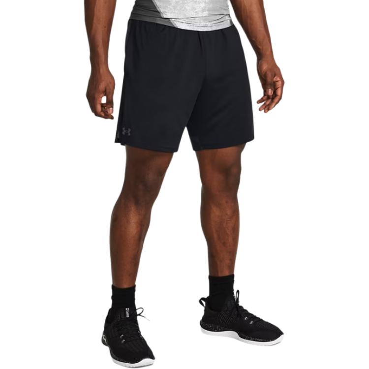 Under Armour Tech Vent Comfortable Breathable Shorts Men Shorts Black Castle-Rock 1388645-001