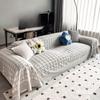 Summer Sofa Cover Towel Simple Nordic Style Non-Slip Dust Cover Solid Color High Sense Sofa Cover Universal Cover
