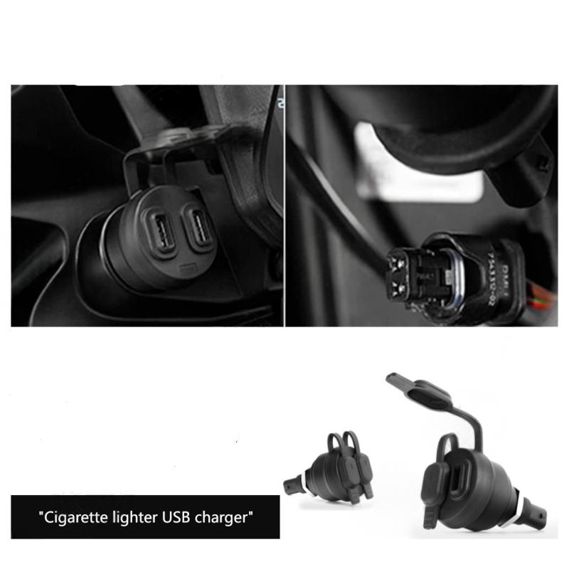 1 Piece Motorcycle Accessories Dual Usb Charger Socket For F900R/R1250Gs/R1200Gs/S1000Xr/K1600Gt/K1300S/F850Gs/F750Gs/F650Gs