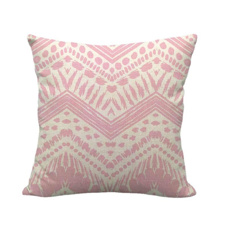 Simple Pattern Series Digital Printing Short Plush Pillow Covers Decorative For Car Sofa Office Cushion Cover Home Goods