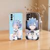 Rem R-Re Anime Z-Zero  Phone Case For SamsungA10,12,20,21S,30,31,40,50,51,52,70,71 Transparent Cover