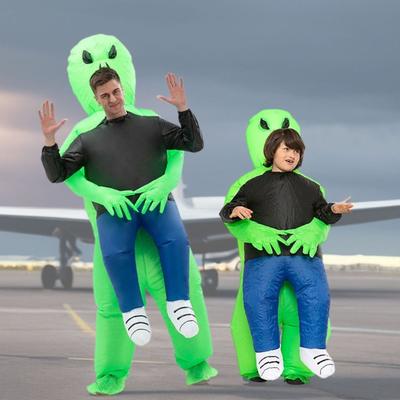 Aufblasbares Alien-Kostüm für Erwachsene - Halloween Aufblasbarer Spaß Cosplay Party Kostümierung Bühnenshow Feiertagsgeschenkidee