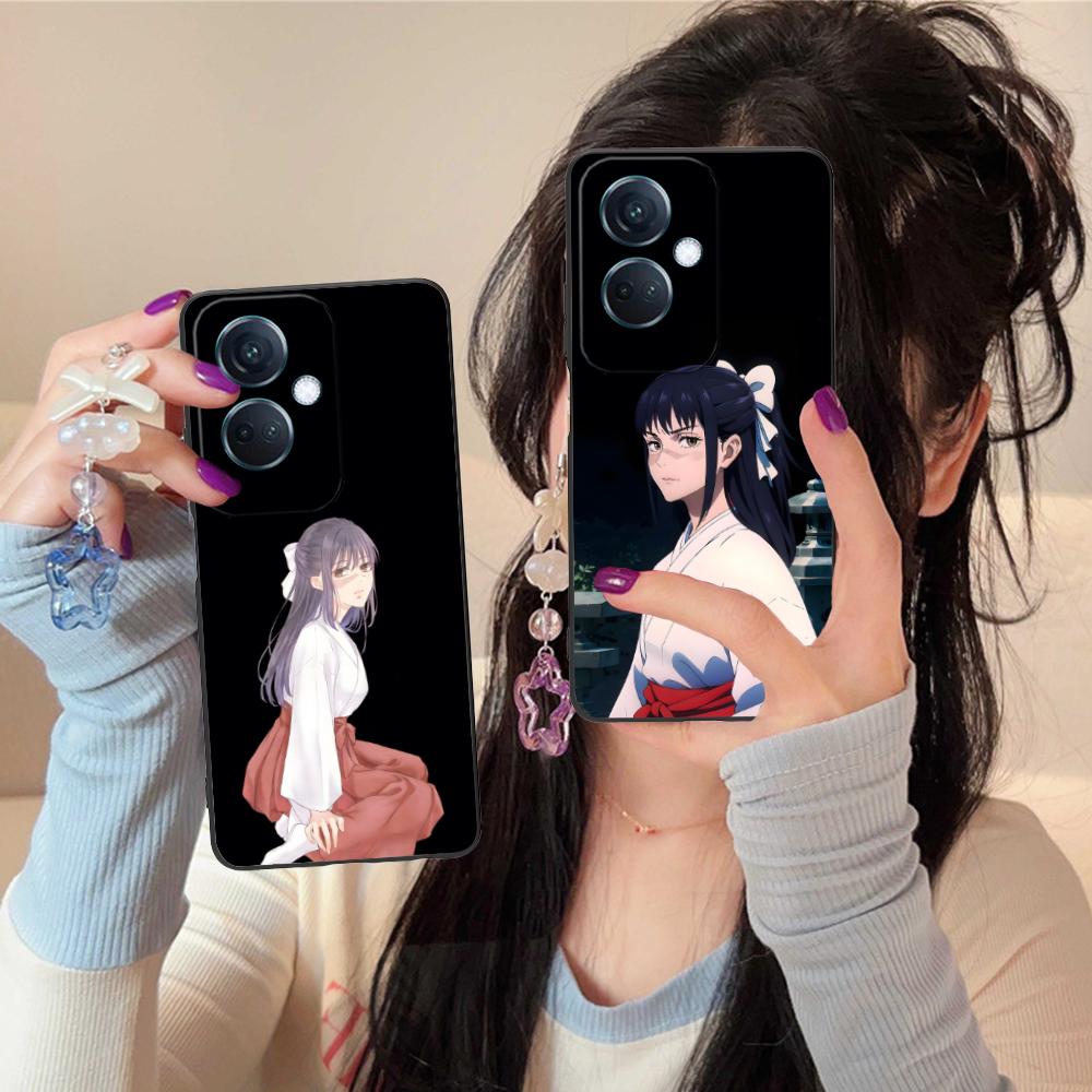 JJK Utahime Iori Matte TPU Mobile Phone Case for OPPO Reno 14 13 12 11 10 9 8 7 6 5 F T Pro 5G Colorful Printing Cover