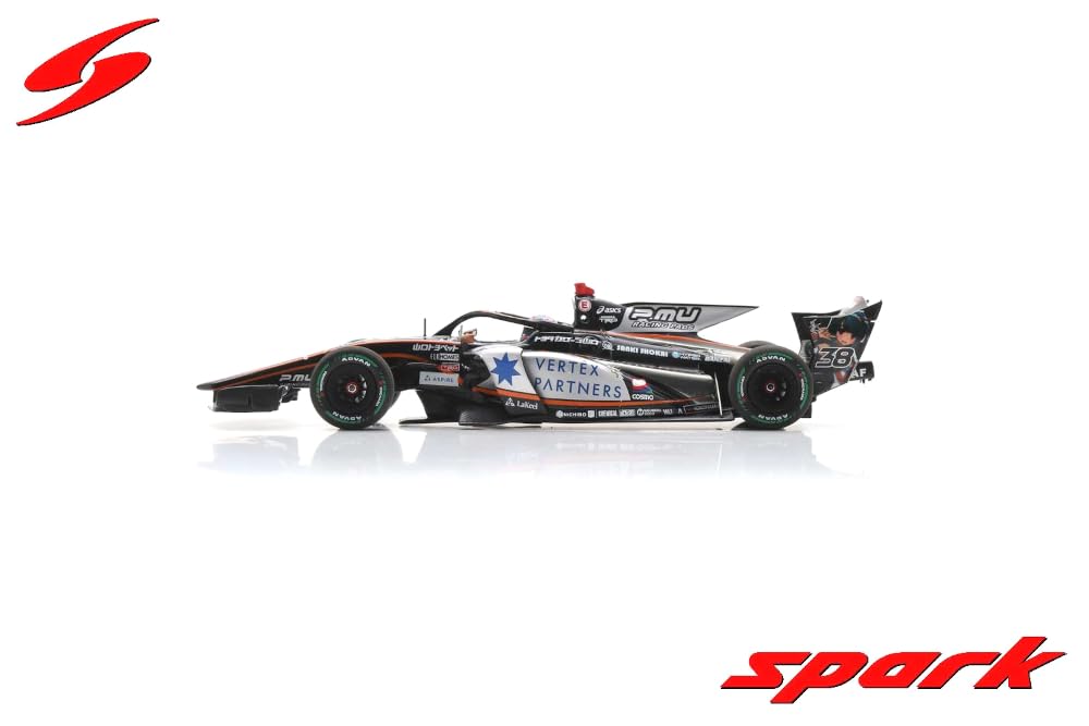 Spark Scale VERTEX CERUMO INGING SF23 TRD 01F Super Formula 2024 Haruna Sakaguchi Finished Product 1/43 #38