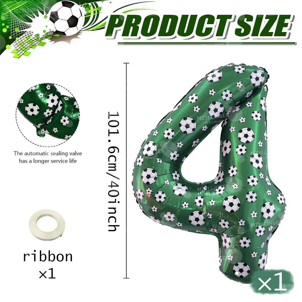 40inch Football Print Digital Balloon Football Print Birthday Party Decoration Competition Venue Layout Digital Balloon0-9