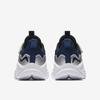 Anta Kids Synthetic Leather Fabric Trendy Versatile Lightweight Shock Absorbing Low Top Running Shoes Men sneaker Deep-Navy-Blue Silver A12445577-1
