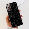 Für Samsung Galaxy Note 20 Ultra Hülle Weiches Silikon Klare Rückseite Kameraschutz Samsung Note20 5G TPU Hülle Bemalte Capa