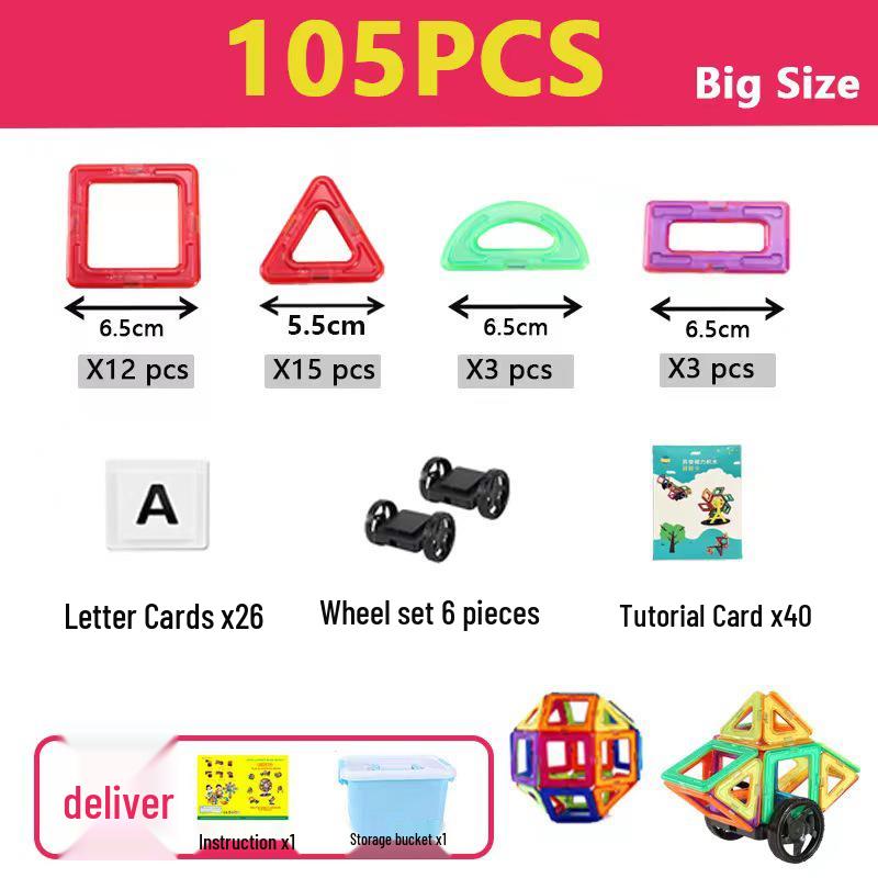 Magnetic Tiles: Children's Building Blocks Educational Toy Set