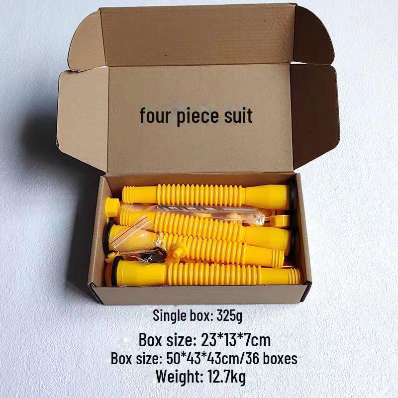 Hexagonal Nut Threaded Pipe for Fuel Tank: Guide Pipe Plastic Iron Barrel Accessories for Pouring Oil