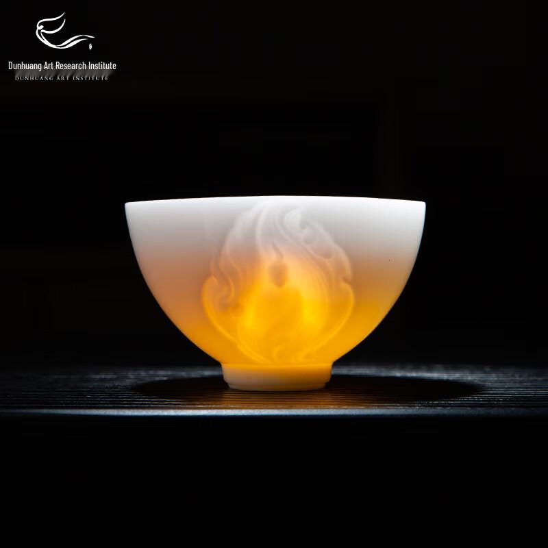

Gongli Dunhuang Art Ice Jade Porcelain Master Tea Cup Gift Set