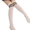 PXFS Japanese School Style Blue Striped Thigh High Stockings for Women